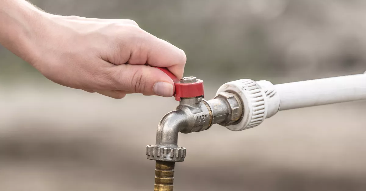 Imagen de corte de agua / AH