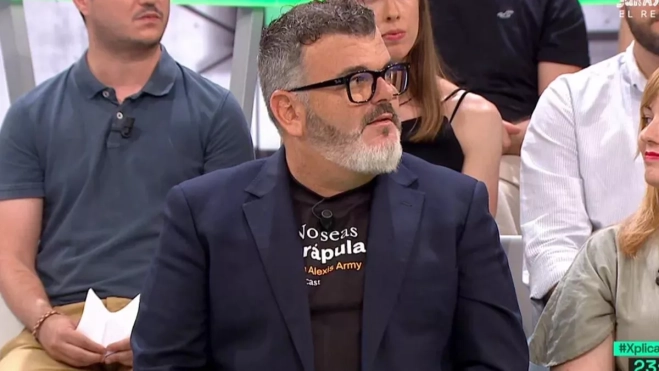Alexis Amaya, durante una intervención reciente en un programa de laSexta. / AH Alexis Amaya, durante una intervención reciente en un programa de laSexta. / AH