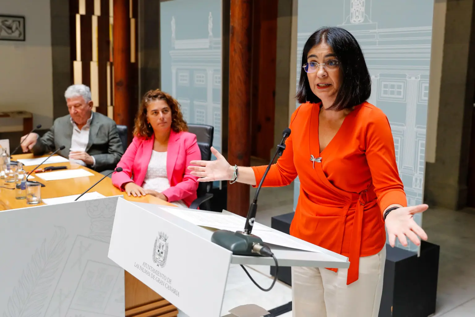 Carolina Darias, alcaldesa de Las Palmas de Gran Canaria. / EFE