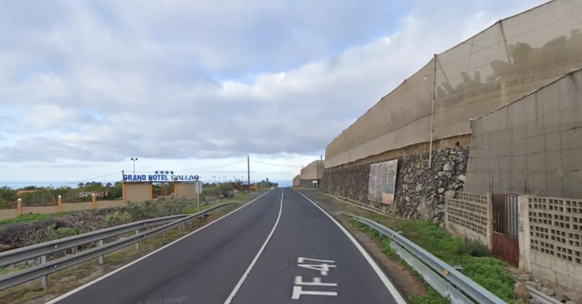 Carretera en la que tuvo lugar el accidente. / OOGLE MAPS