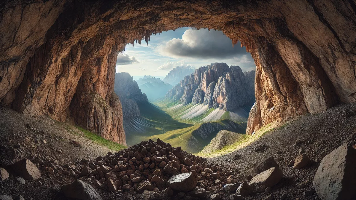 Simulación de Risco Caído y las Montañas Sagradas de Gran Canaria / Canva