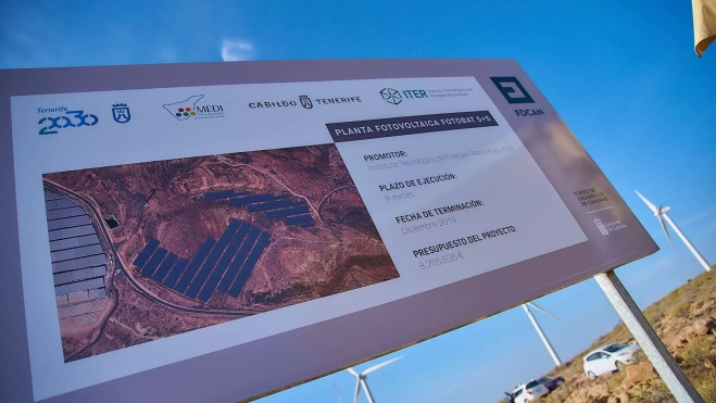 Cartel del proyecto Fotobat 5+5 del ITER. / CABILDO DE TENERIFE Cartel del proyecto Fotobat 5+5 del ITER. / CABILDO DE TENERIFE