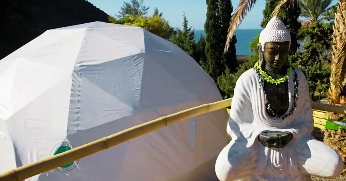 Blue Ocean Camp es un camping con distintas opciones de alojamiento en el parque natural de Güigüí, en Gran Canaria./ REDES.