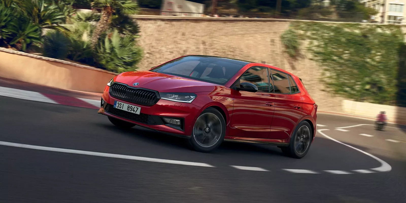 Škoda Fabia en rojo Velvet