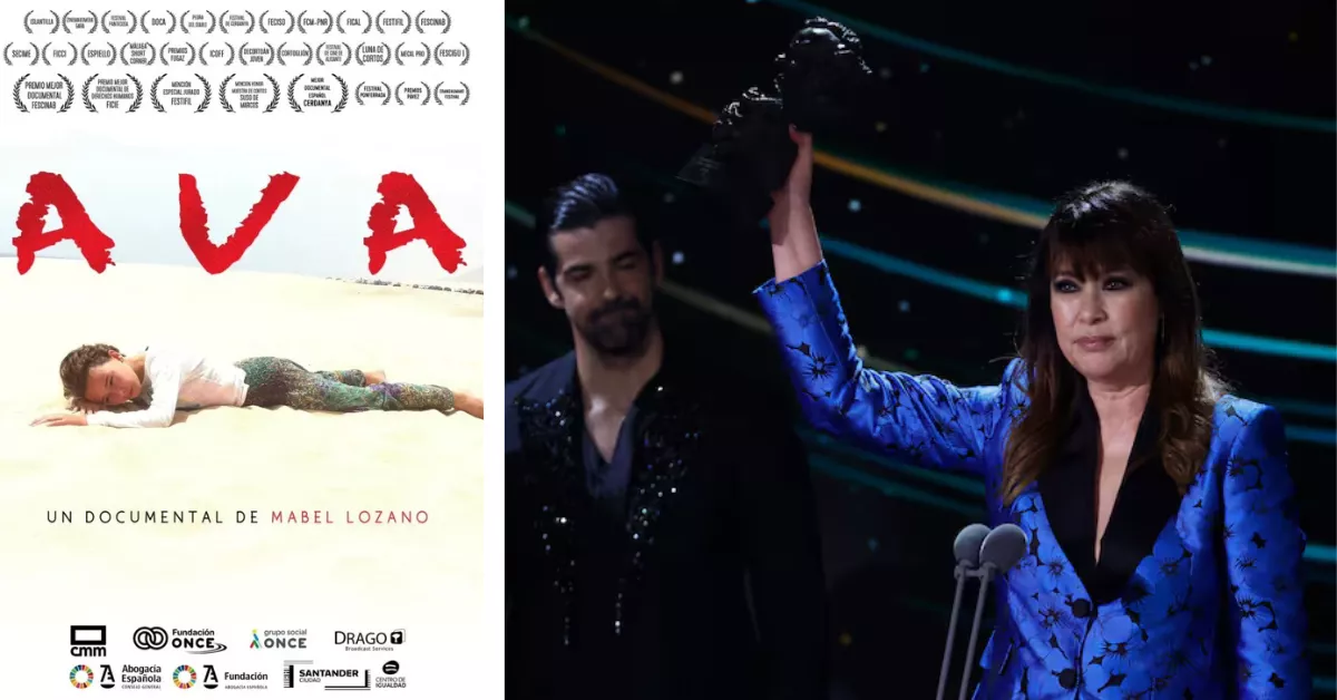 Mabel Lozano ganó el Goya 2024 a mejor cortometraje documental por 'Ava' / MONTAJE AH