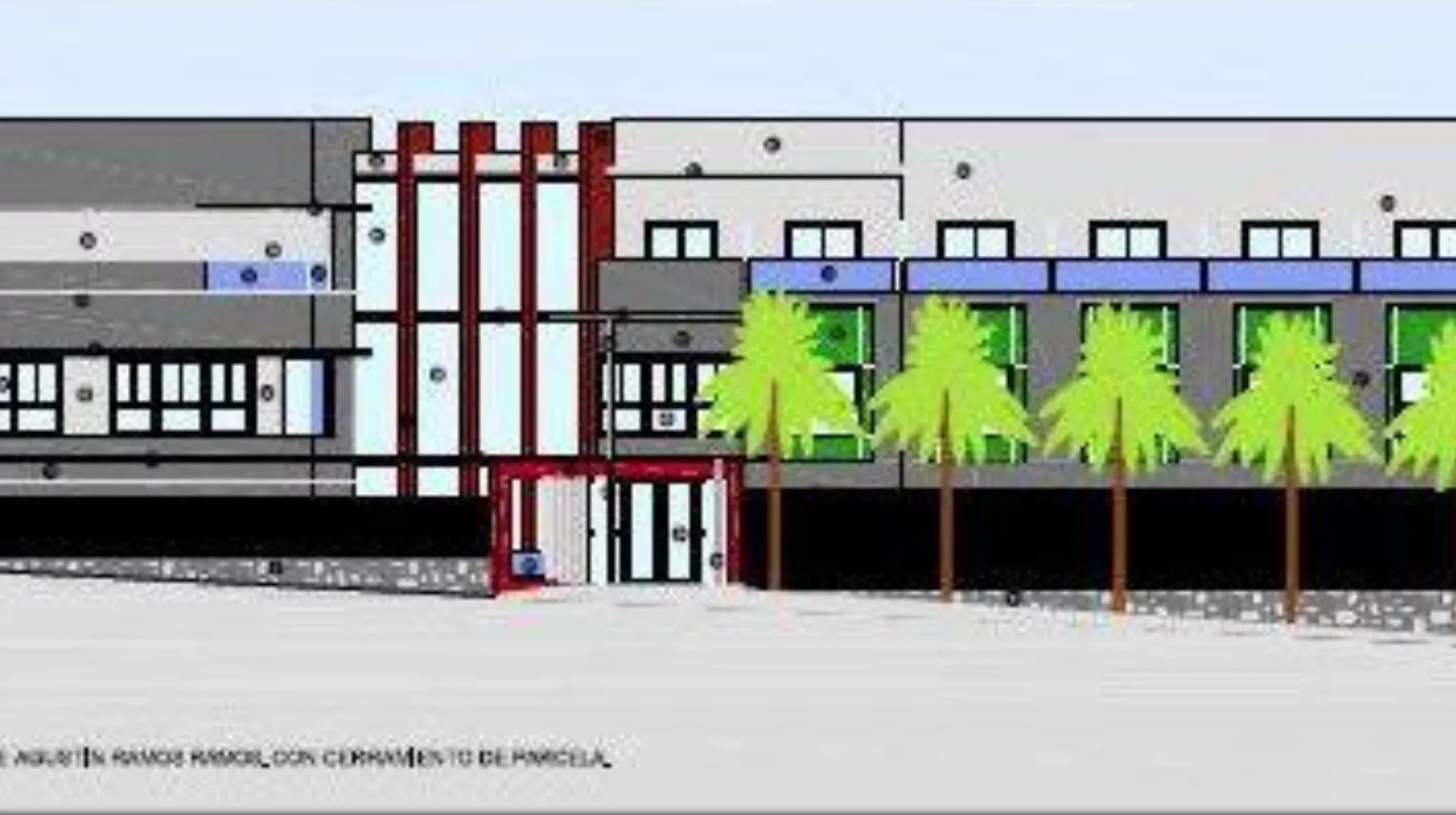 Infografía del nuevo del Centro Sociosanitario de Barranco Hondo./