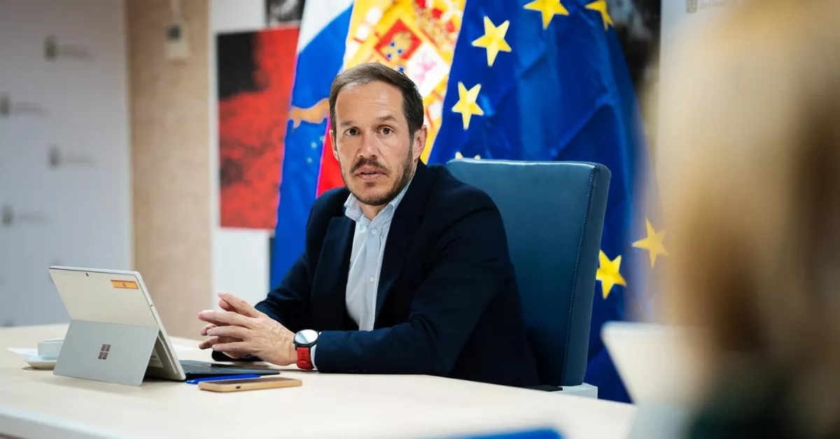 El consejero de Transición Ecológica, Mariano Zapata / GOBIERNO DE CANARIAS