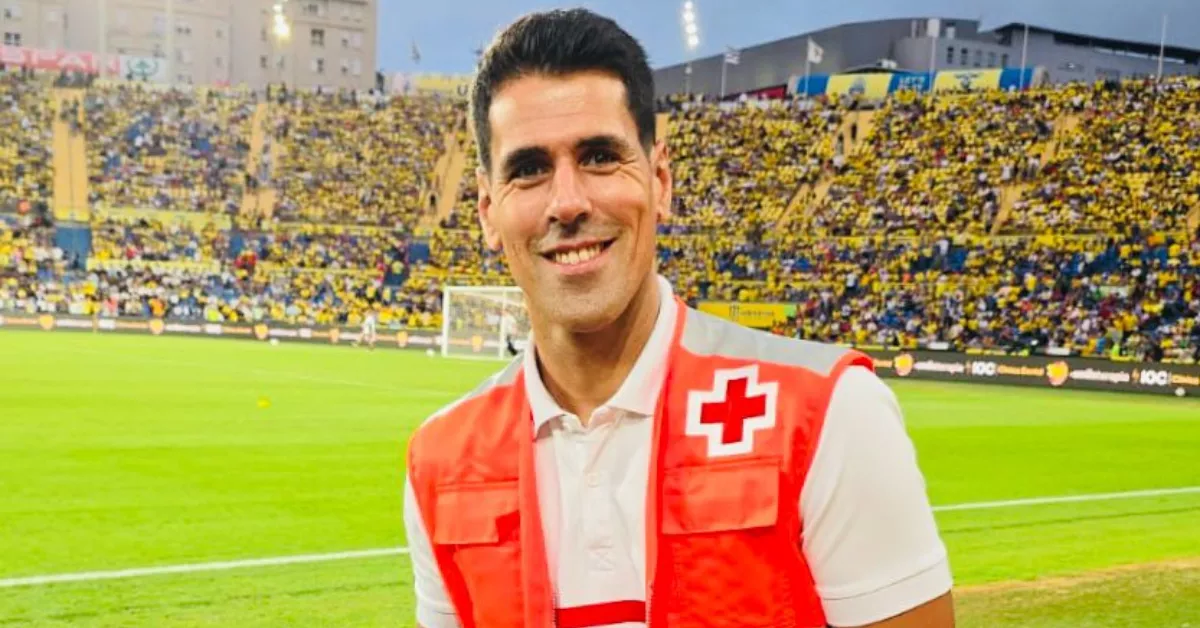 Francisco Sosa, médico de Cruz Roja que salvó la vida a un hombre en el Estadio de Gran Canaria / CEDIDA