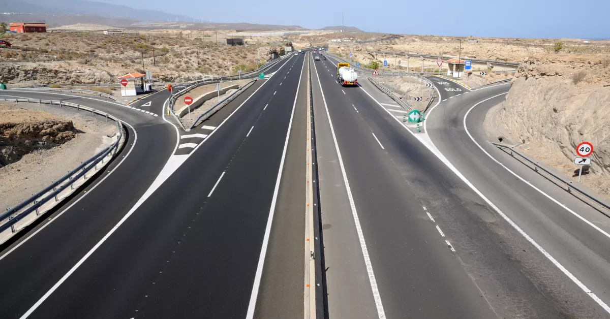 Autopista TF-1. Imagen de Archivo.