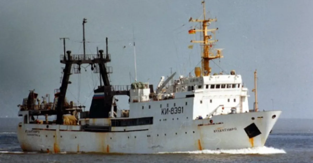 Un buque ruso que ha navegado por Canarias. /VESSELTRACKER