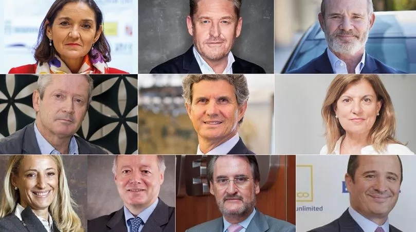  En la imagen: Maroto, Griffiths, Satrústegui, Galofré, Riberas, Blázquez, Helena y Ernesto Antolín, Revilla y Gorbeña./ CEDIDA