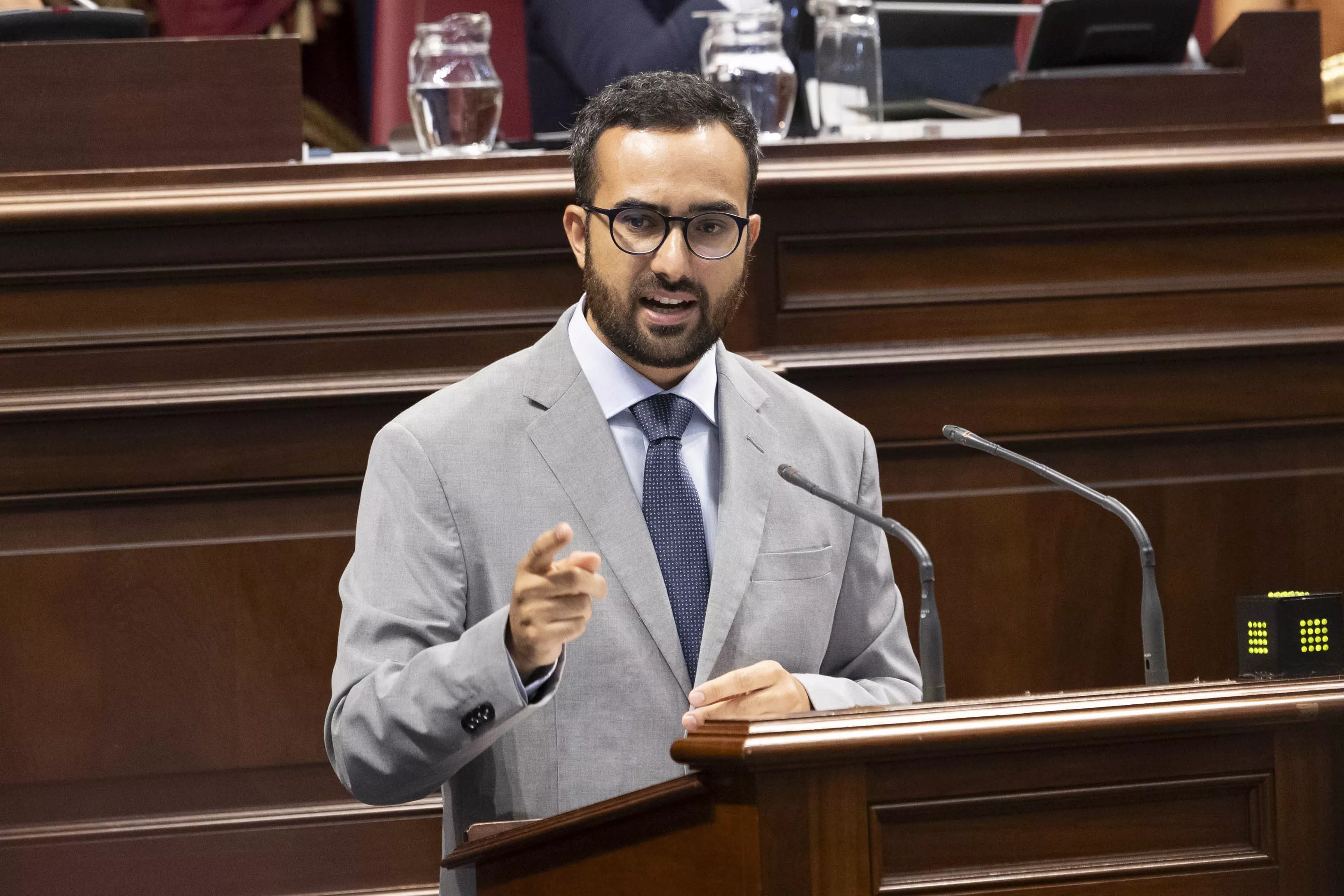 El diputado de la Agrupación Herreña Independiente, Raúl Acosta. / Archivo MIGUEL BARRETO-EFE