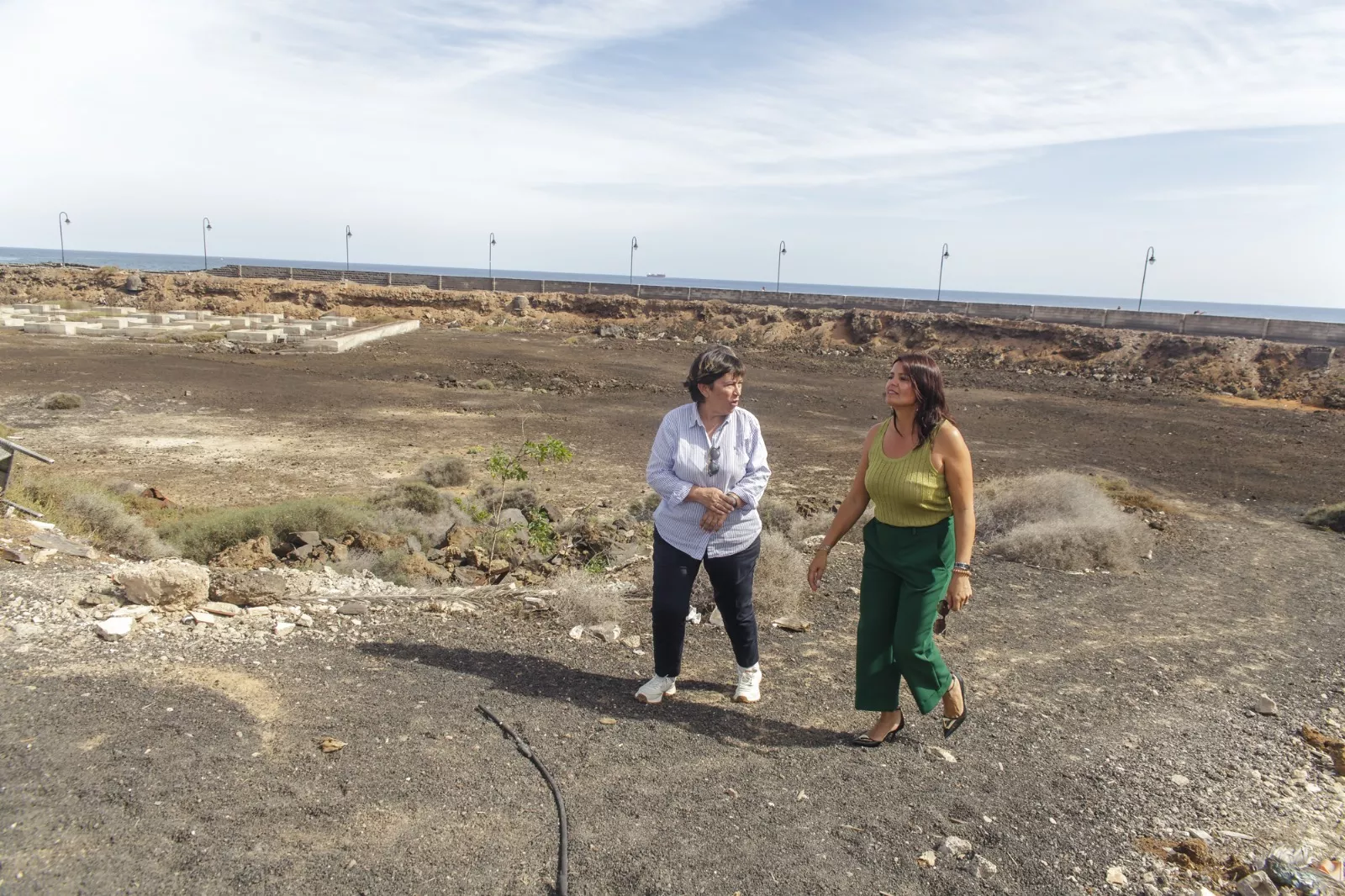 Terrenos donde se edificará un Lidl en Costa Teguise./ CEDIDA