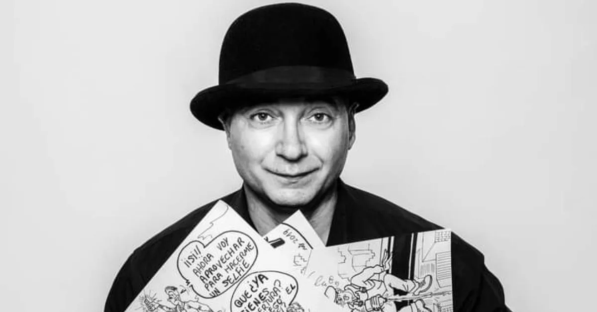 El dibujante palmero Gustavo Mederos / CEDIDA