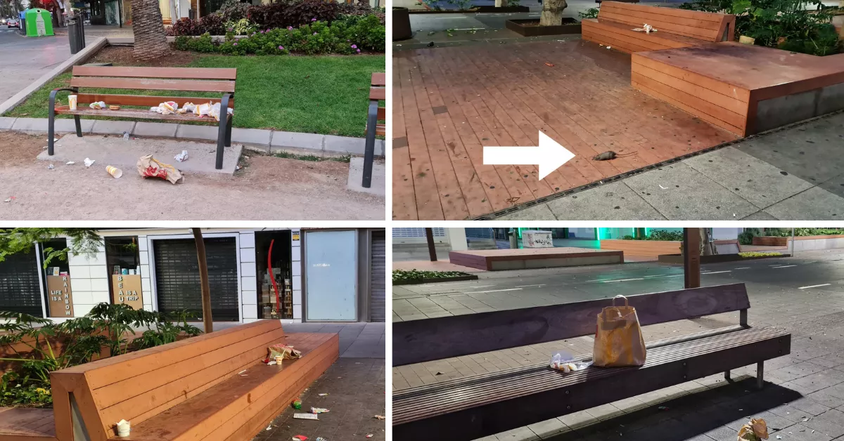 Imágenes de la calle sucia / MONTAJE AH