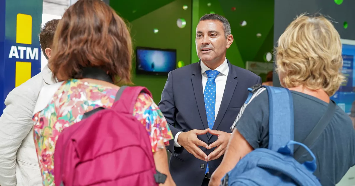 El presidente del Cabildo de Lanzarote, Oswaldo Betancort. / CABILDO DE LANZAROTE