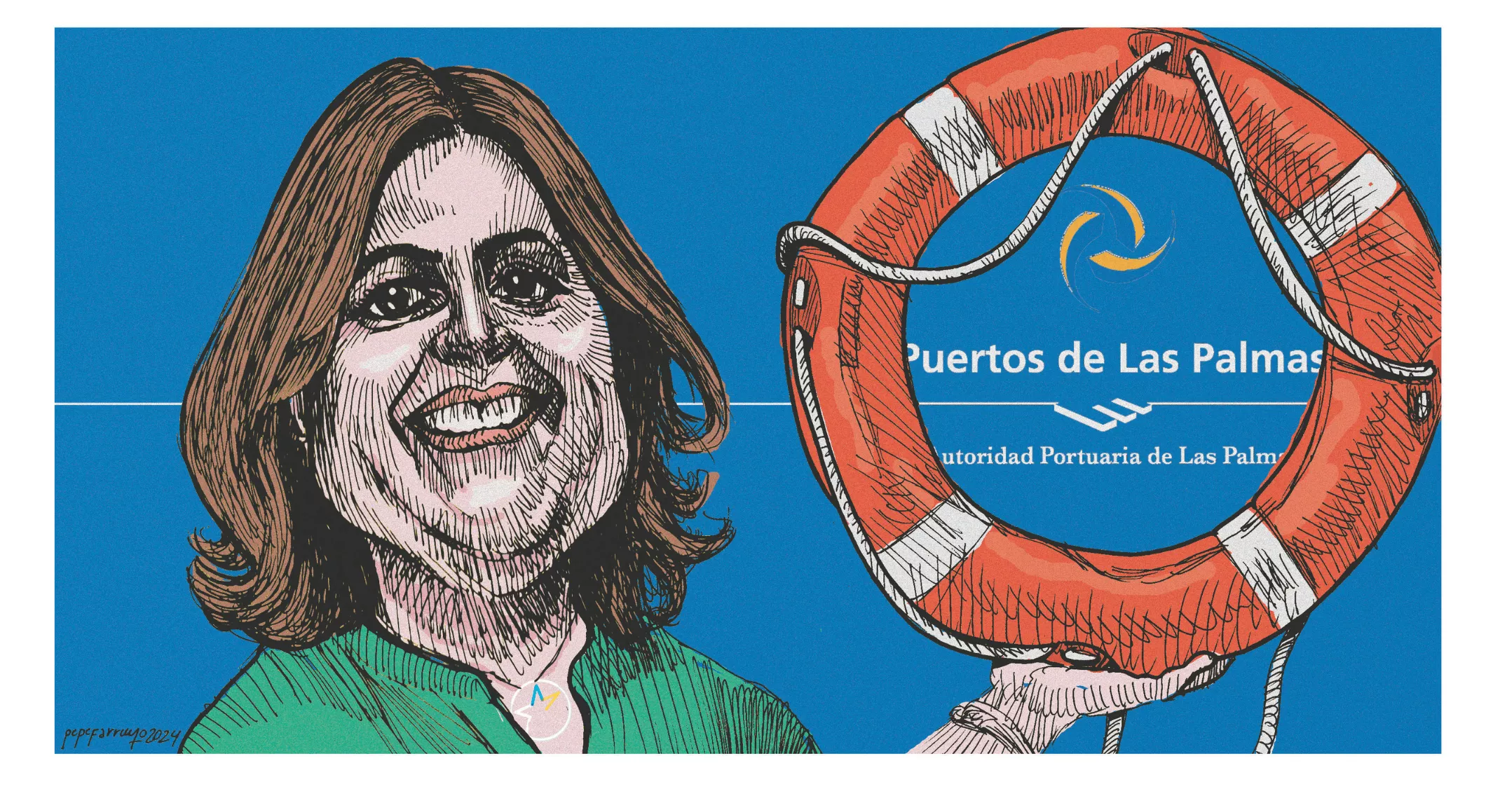 Beatriz Calzada, por Farruqo.