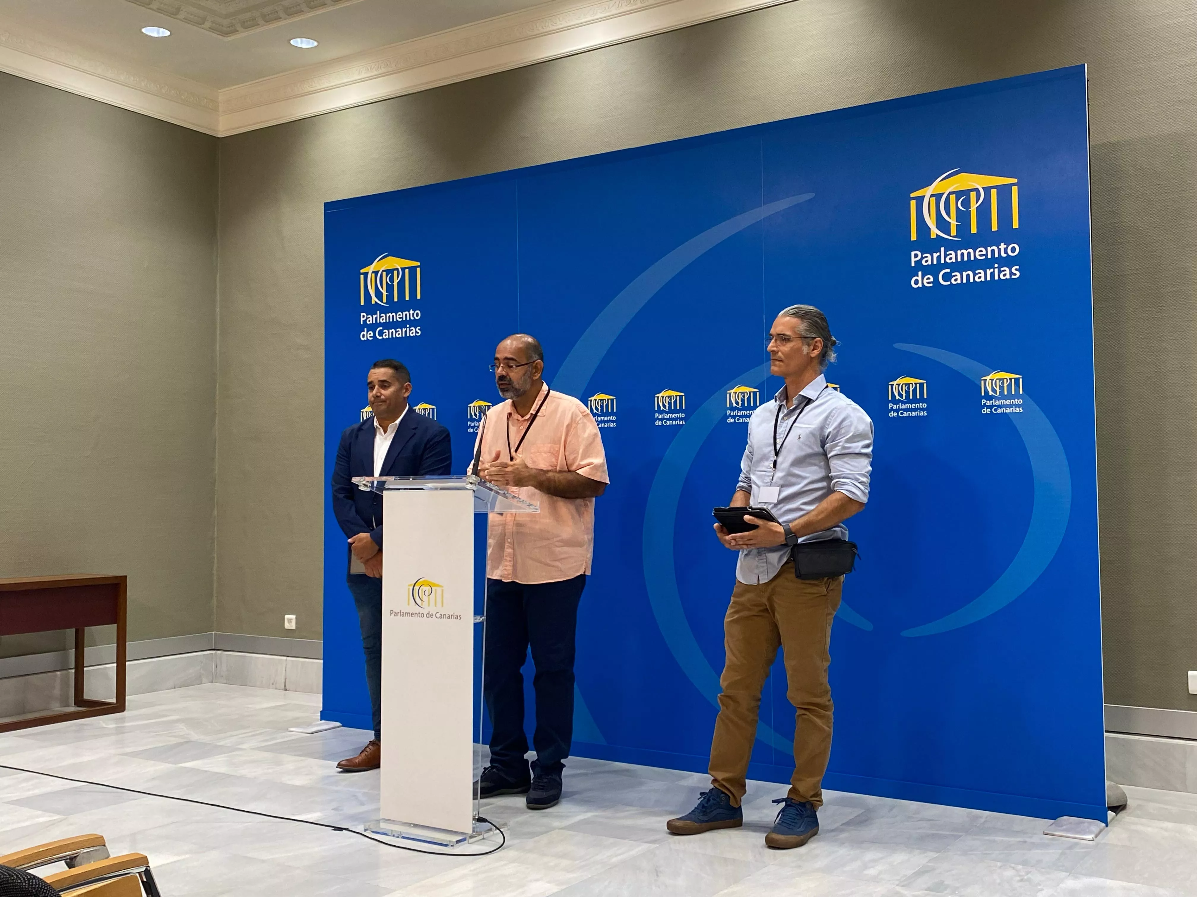 Yoné Caraballo, Sunil Lakhwani y Gabriel González. / ATLÁNTICO HOY - ALBA MARICHAL