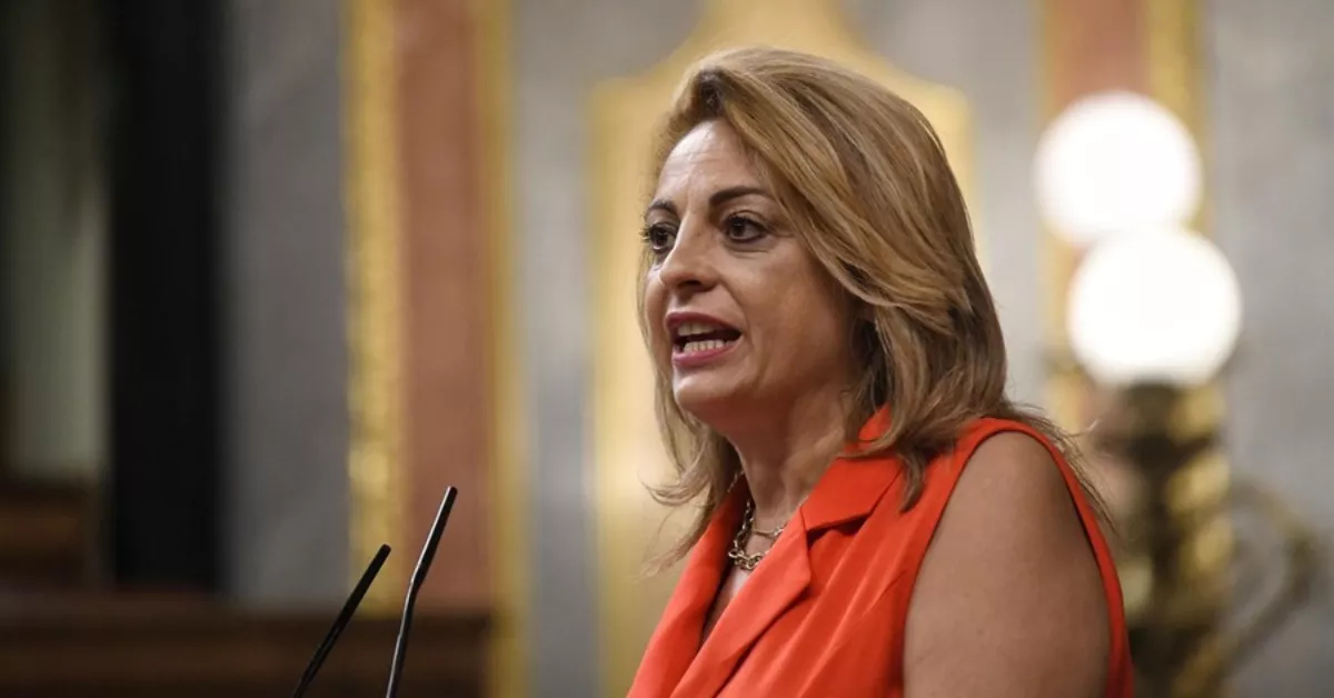 Cristina Valido en el Congreso de los Diputados./ CEDIDA