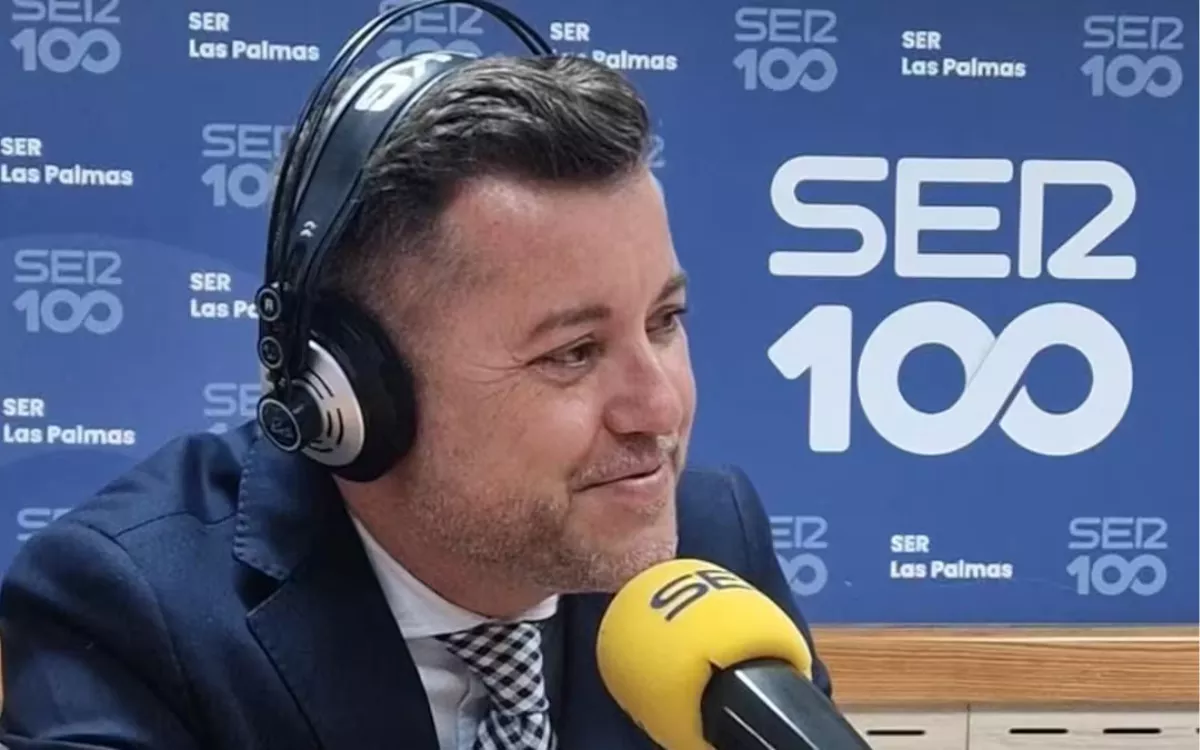 Teodoro Sosa, alcalde de Gáldar y vicepresidente del Cabildo de Gran Canaria, durante la entrevista que concedió este viernes a la Cadena SER. / AH Teodoro Sosa, alcalde de Gáldar y vicepresidente del Cabildo de Gran Canaria, durante la entrevista que concedió este viernes a la Cadena SER. / AH