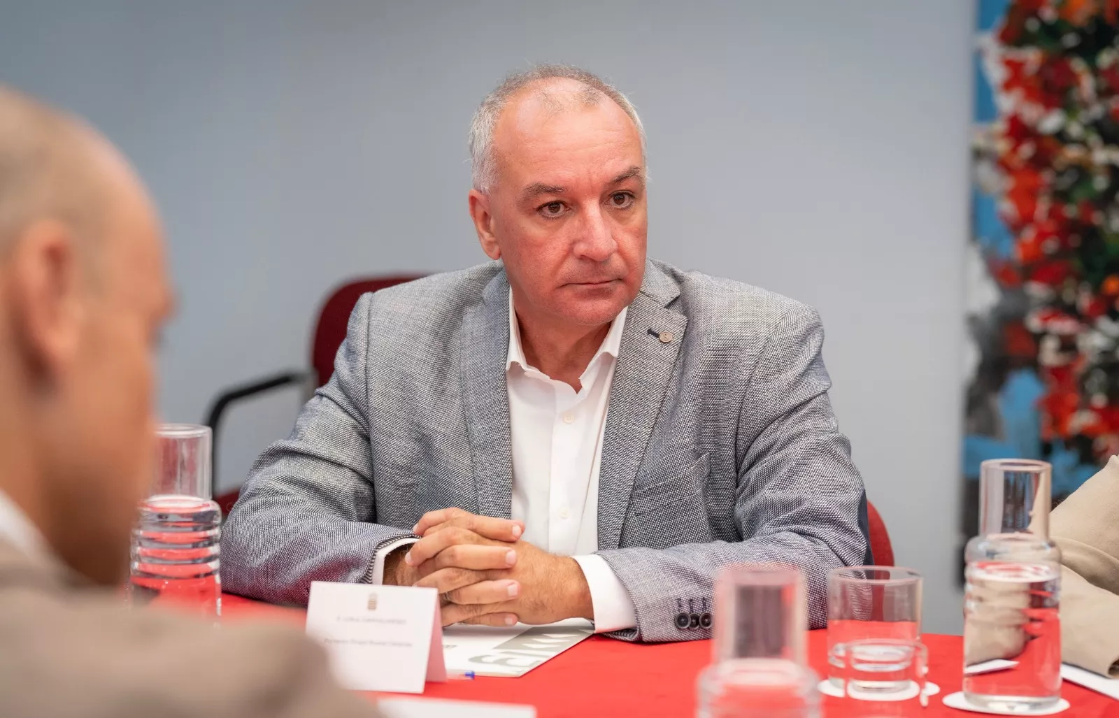 El portavoz parlamentario de Nueva Canarias-Bloque Canarista (NC-BC), Luis Campos / CEDIDA