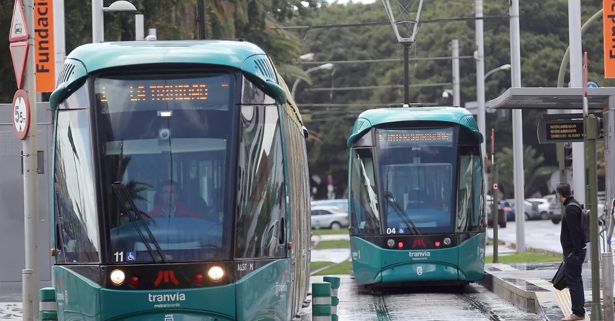 Imagen del tranvía de Tenerife / EFE
