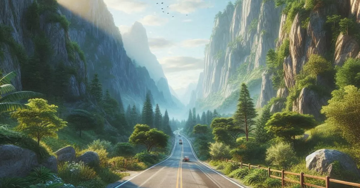 Imagen de una carretera / IA