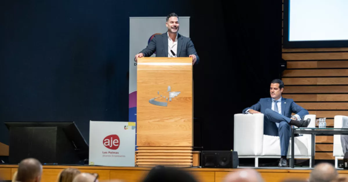 Agoney Melián, presidente de AJE / PALACIO DE CONGRESOS