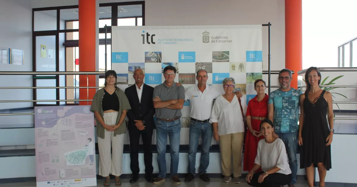 Foto de familia de los investigadores de Canarias y Almería / GOBIERNO DE CANARIAS Foto de familia de los investigadores de Canarias y Almería / GOBIERNO DE CANARIAS