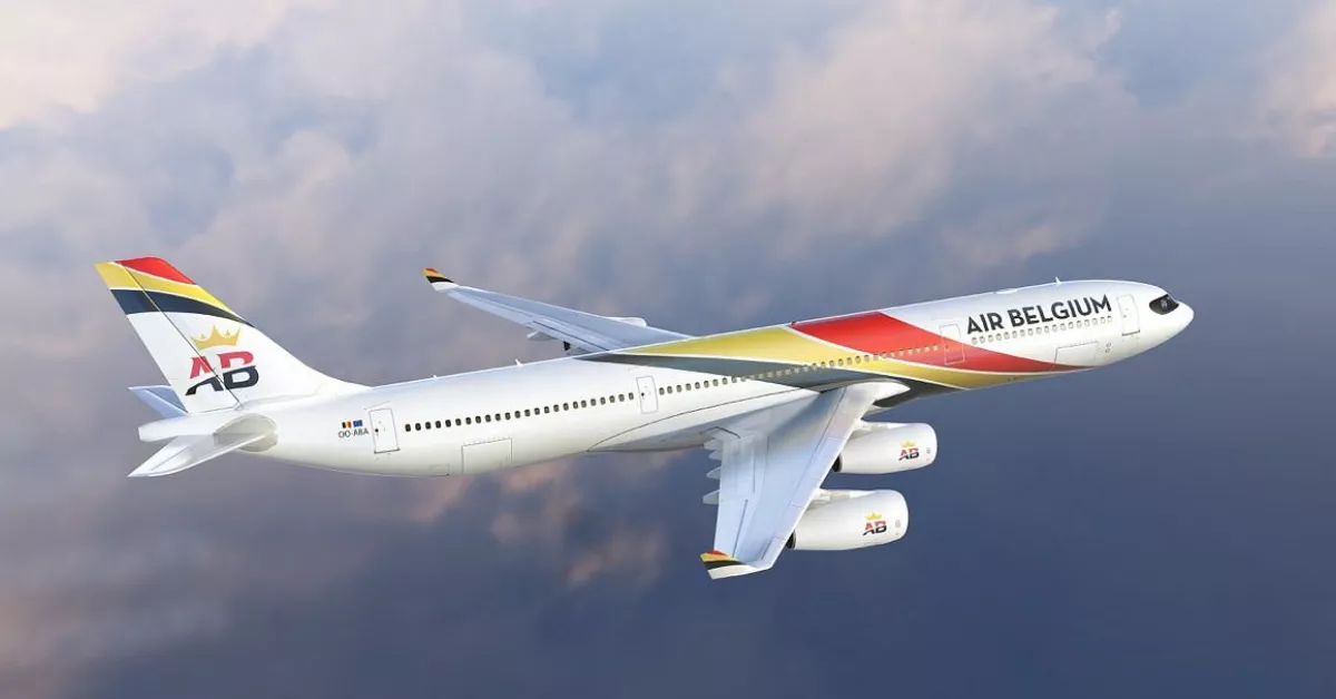 Un avión de Air Belgium./ AB