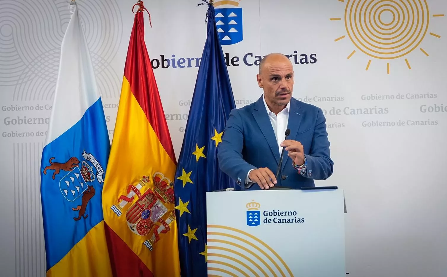 El portavoz del Gobierno de Canarias, Alfonso Cabello./ CEDIDA