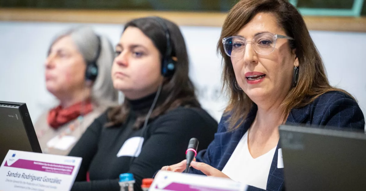 Sandra Rodríguez, directora general de Protección a la Infancia y a las Familias, denuncia los incumplimientos del Gobierno central en el reparto de menores migrantes. / AH