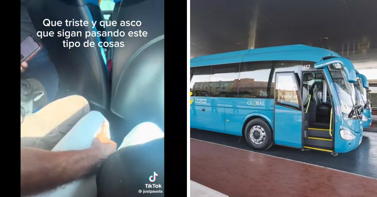 La joven denunció la situación en sus redes y Global ha prohibido la entrada al hombre / MONTAJE AH La joven denunció la situación en sus redes y Global ha prohibido la entrada al hombre / MONTAJE AH