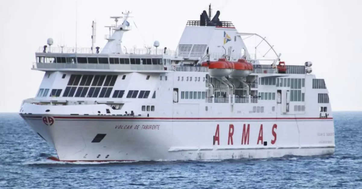 El buque 'Volcán de Taburiente', de Naviera Armas./ VESSELFINDER