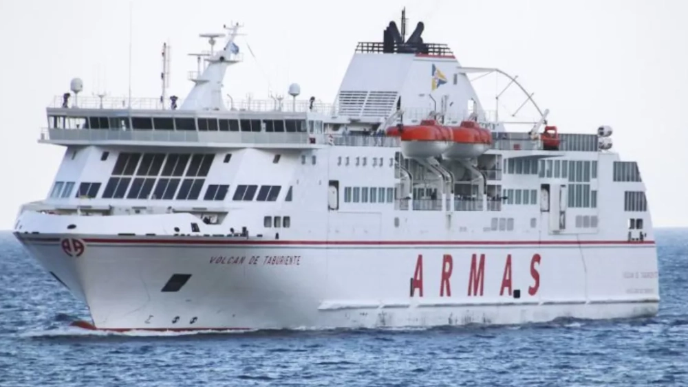 El buque 'Volcán de Taburiente', de Naviera Armas./ VESSELFINDER