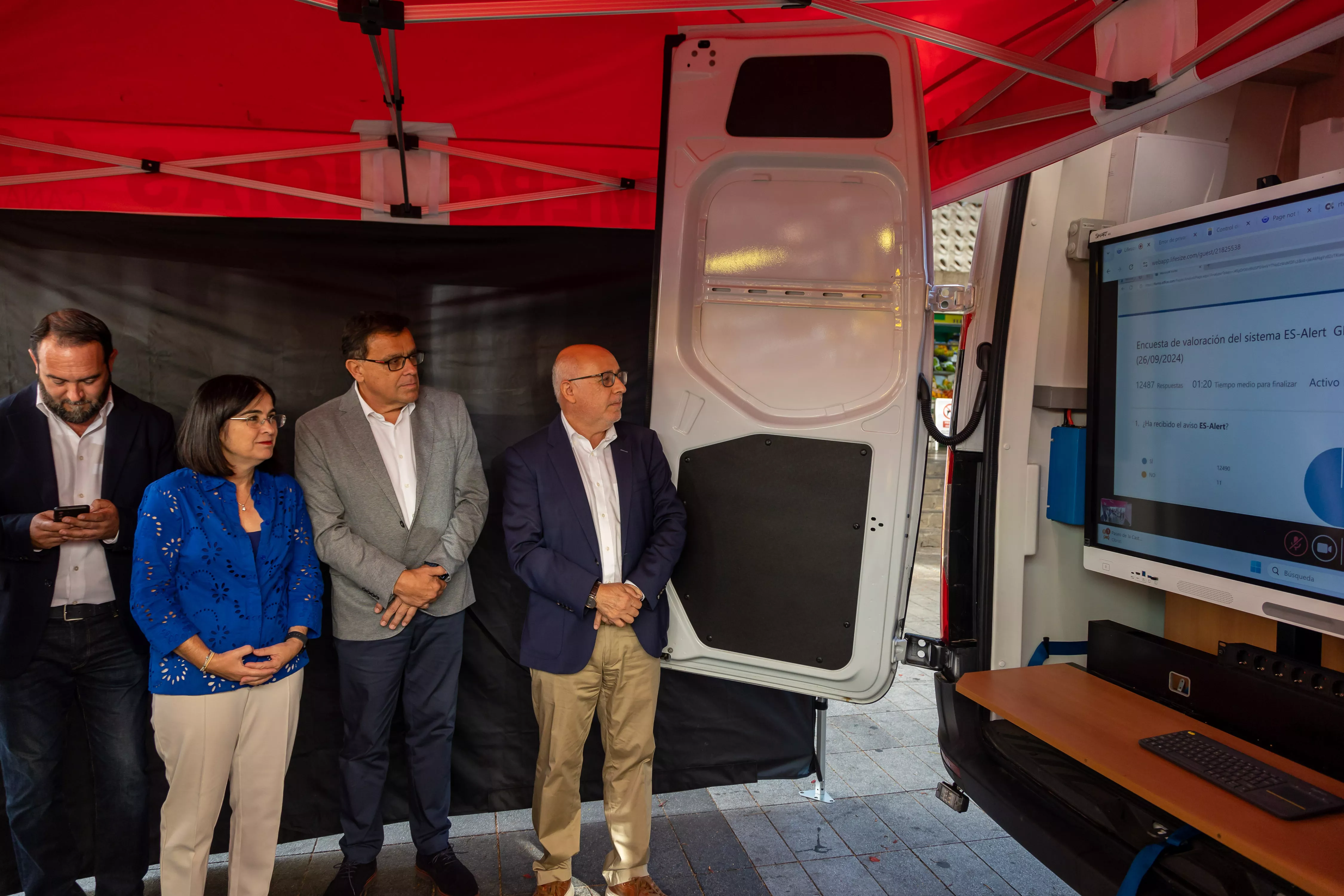 El sistema ES-Alert es puesto a prueba en Gran Canaria. / GOBIERNO DE CANARIAS