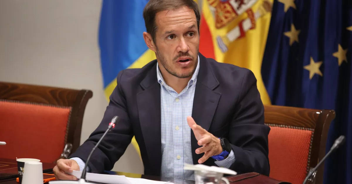 El consejero de Transición Ecológica del Gobierno de Canarias, Mariano Zapata. / CEDIDA