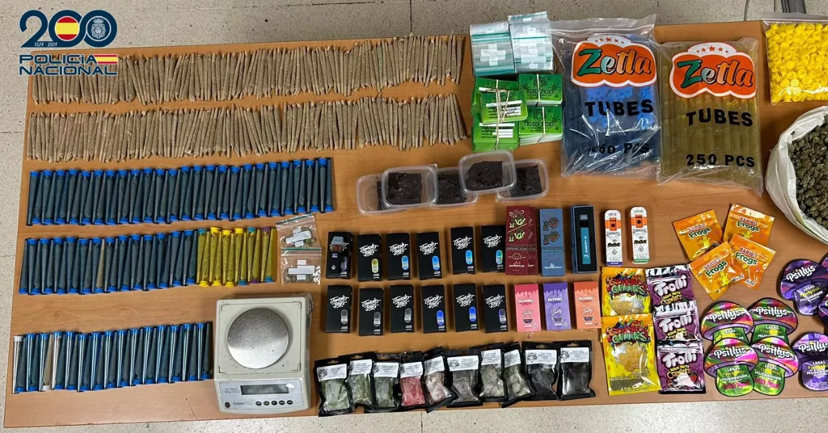 Imagen de la droga incautada / POLICÍA NACIONAL