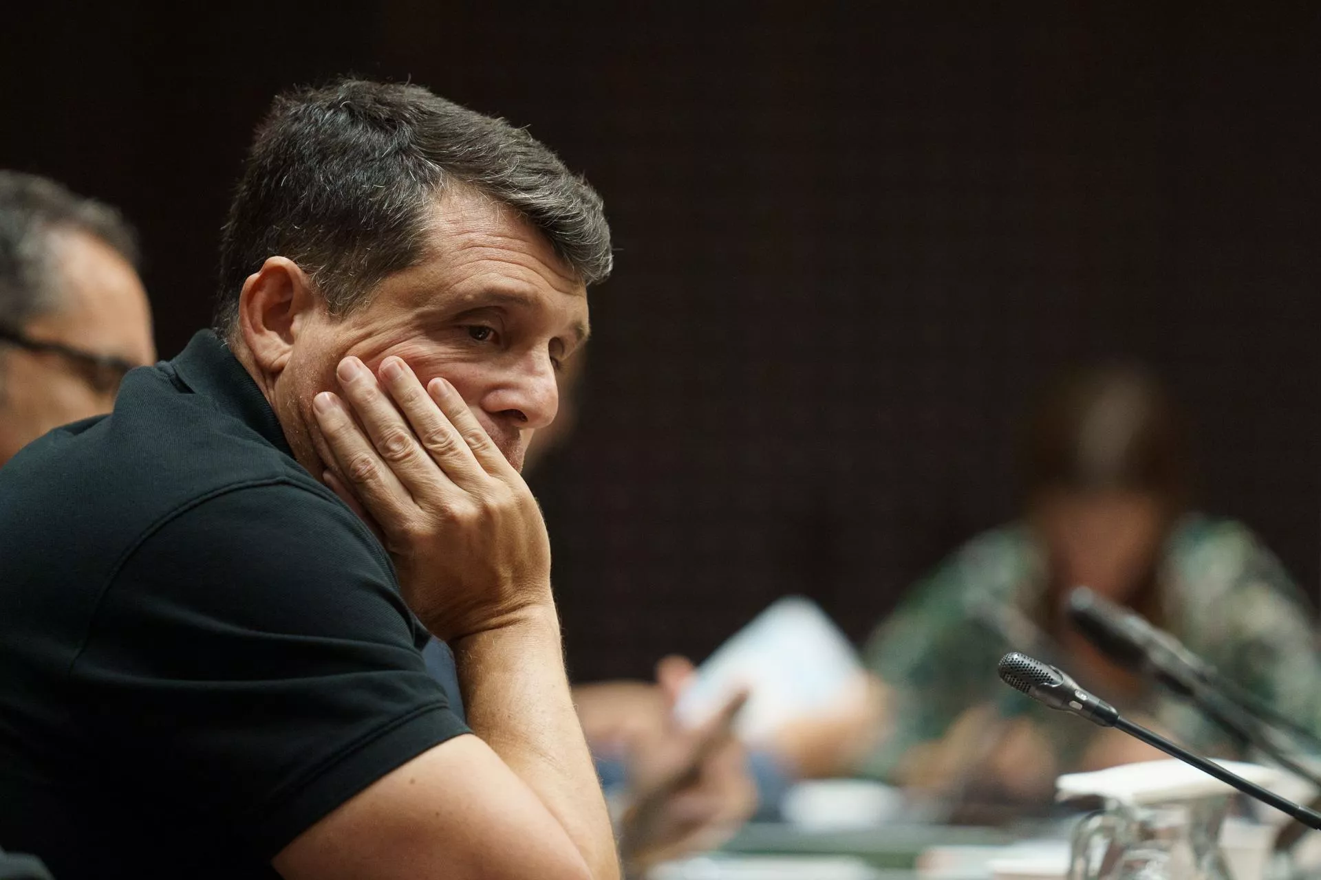 El supuesto intermediario Osvaldo Lastras en la comisión del caso 'Mascarillas'./ EFE