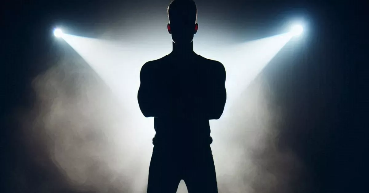 Imagen de un hombre misterioso de fama internacional / AH - IA