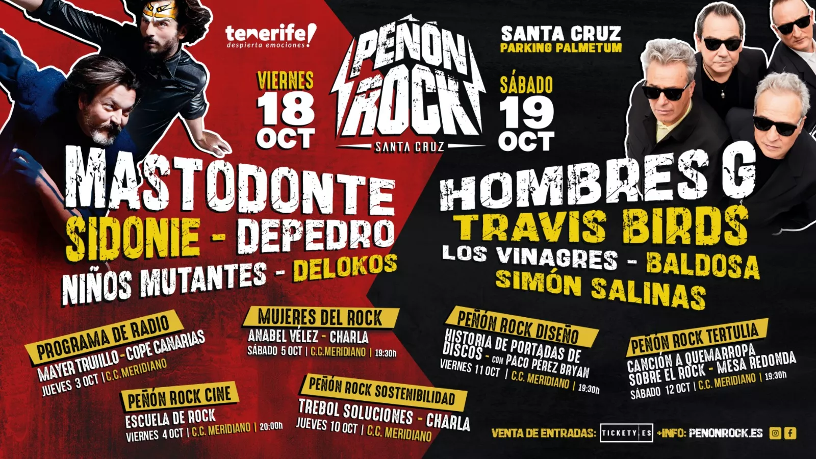 Cartel del Peñón Rock./ CEDIDA