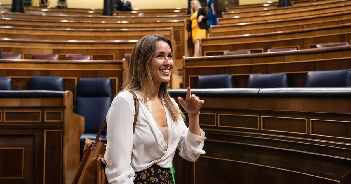 María Fernández en el Congreso de los Diputados / EFE