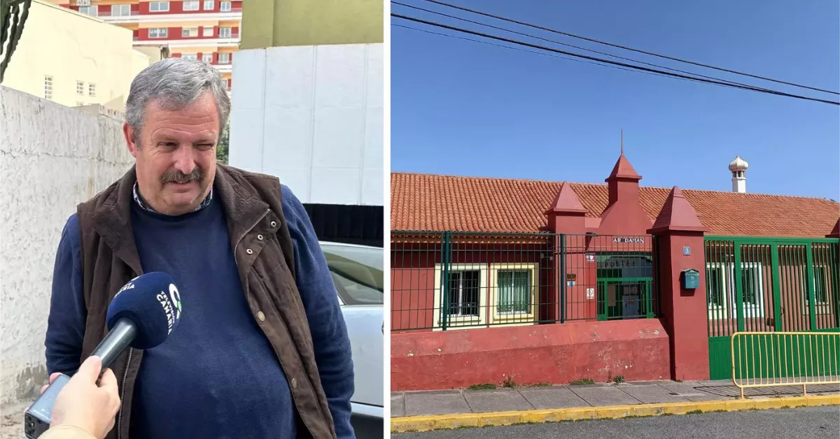 A la izquierda, Rafael Hernández; a la derecha, las instalaciones de la asociación / AH A la izquierda, Rafael Hernández; a la derecha, las instalaciones de la asociación / AH