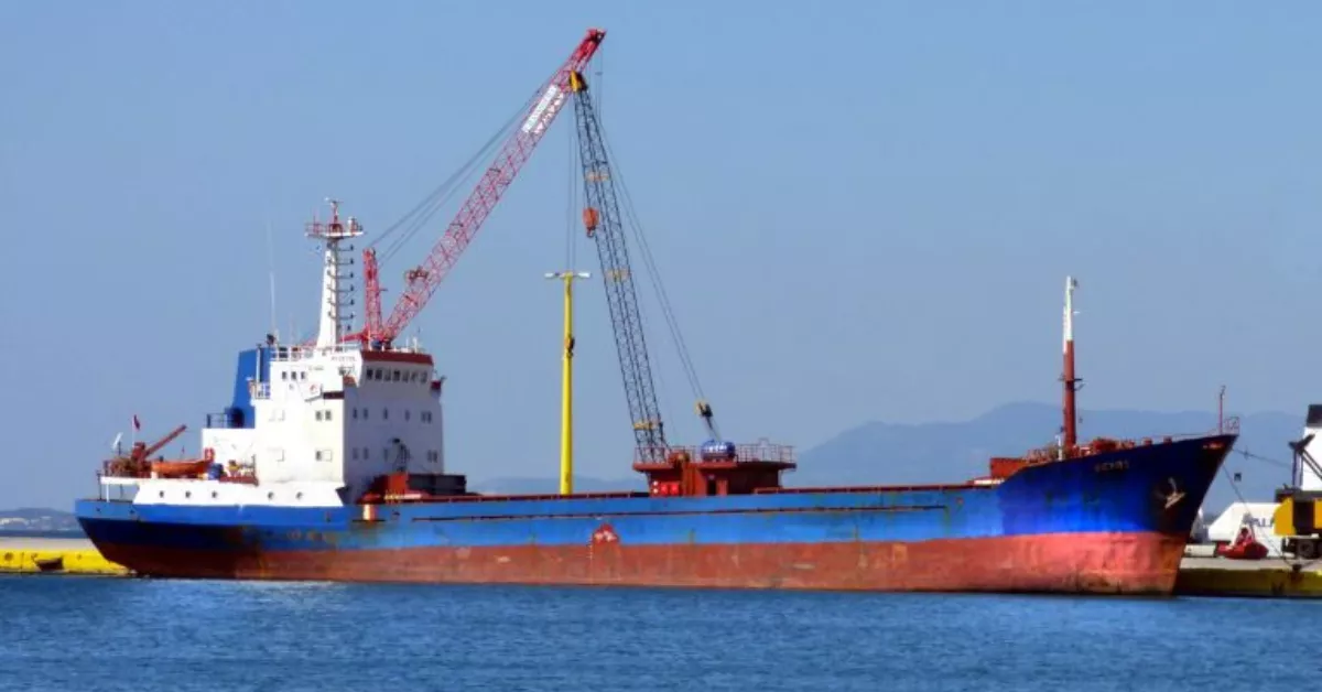 El buque 'RAS', interceptado en Lanzarote con 4.000 kilos de cocaína./ VESSEL FINDER