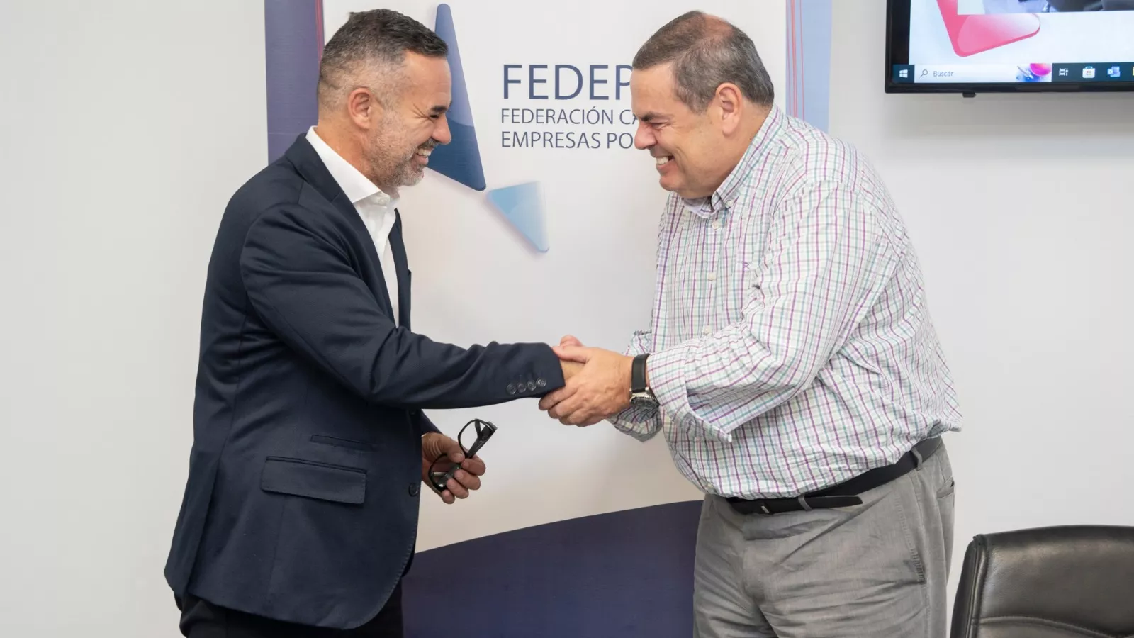 José Juan Socas toma el relevo de José Juan Ramos en la presidencia de FEDEPORT./ CEDIDA José Juan Socas toma el relevo de José Juan Ramos en la presidencia de FEDEPORT./ CEDIDA