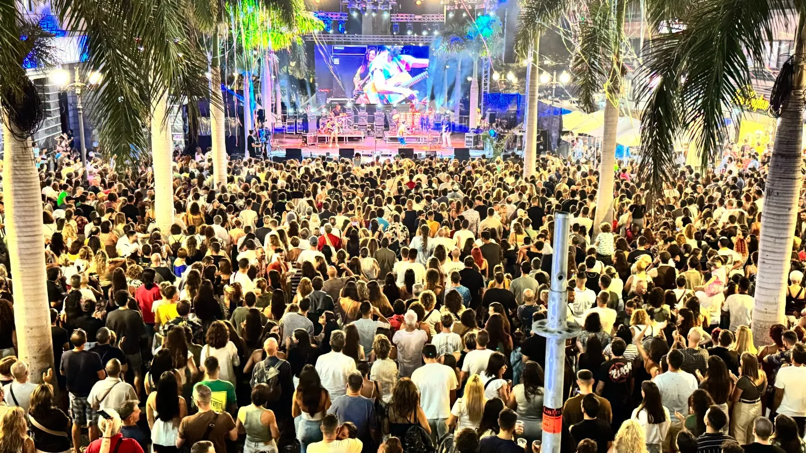Imagen del Plenilunio en la Plaza de La Candelaria. / CEDIDA