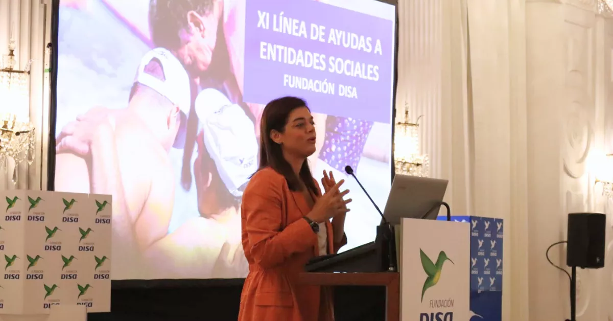 La directora de la Fundación Disa, Sara Mateos. / AINOHA CRUZ-AH