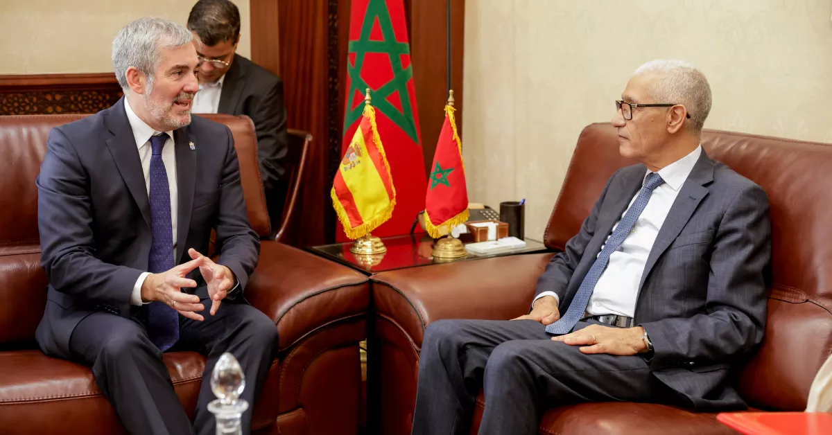 Clavijo en su visita a Marruecos / EFE