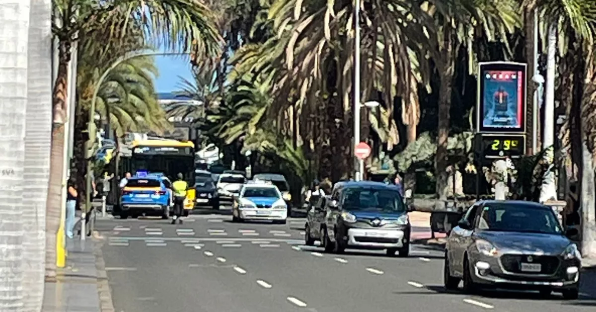 Foto de la guagua accidentada / AH