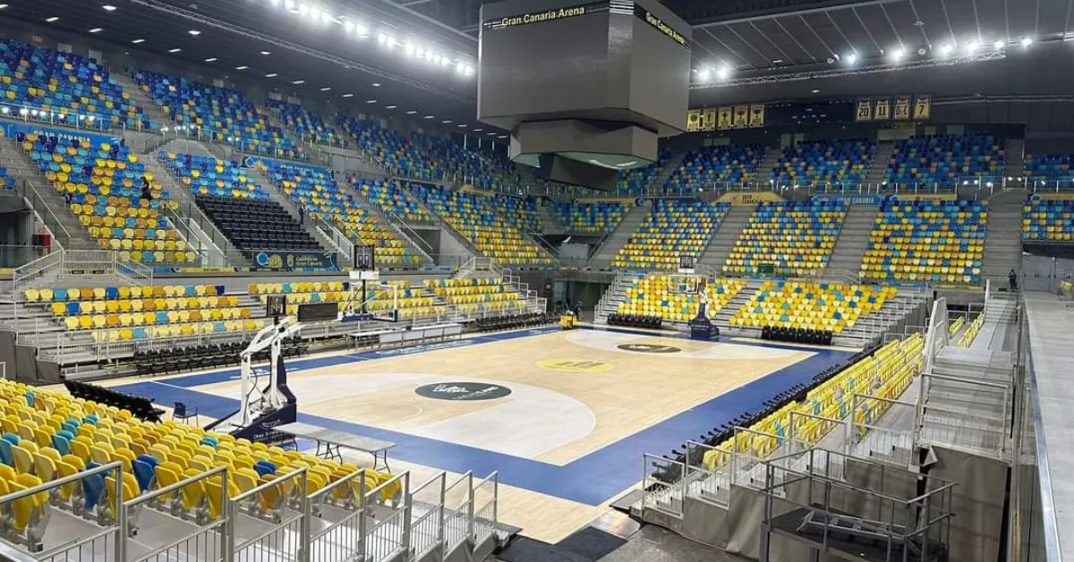 Imagen de la pista central del Gran Canaria Arena / IID